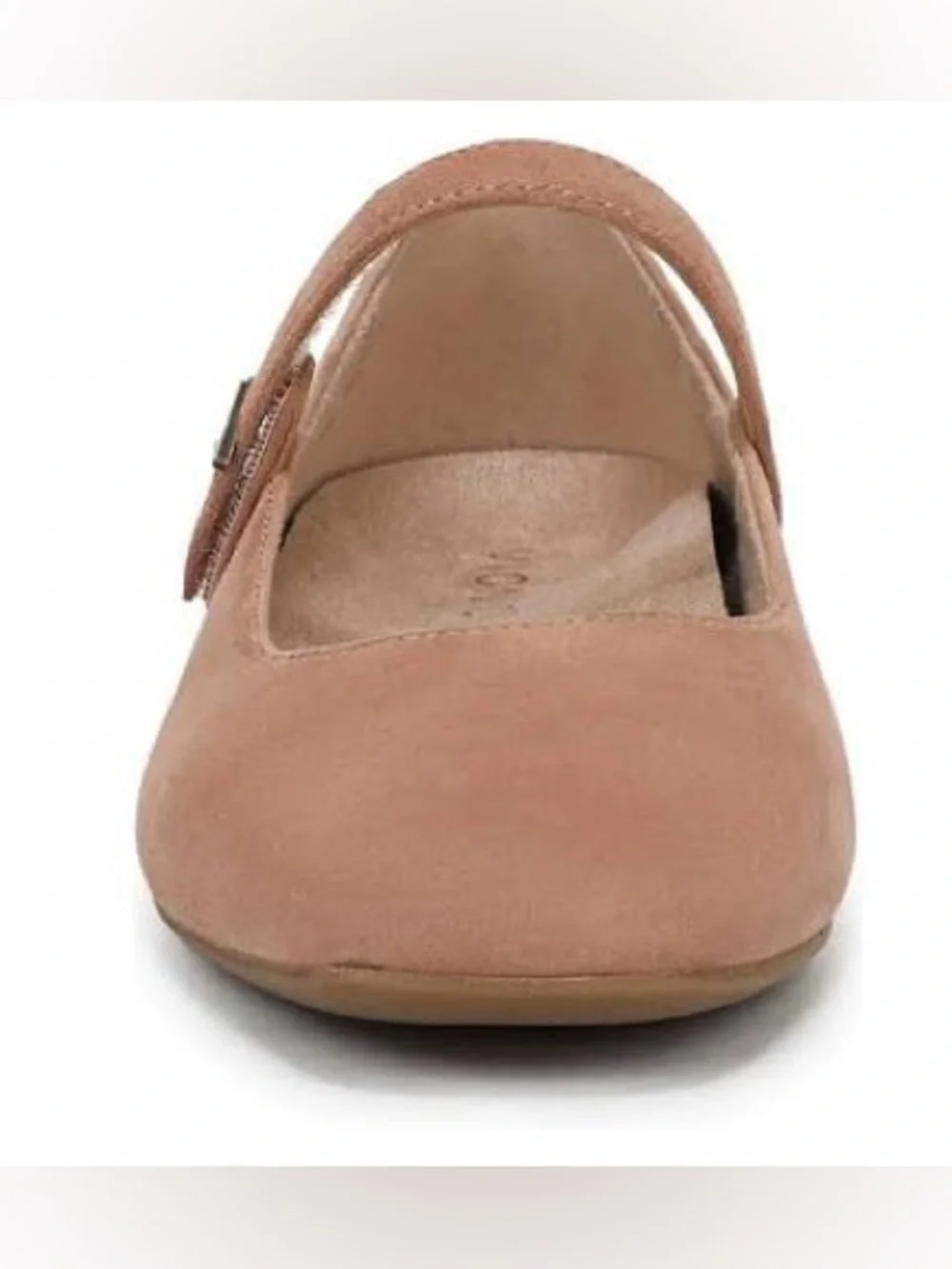 NEW VIONIC ALAMEDA MOCHA MOUSSE SUEDE MARY JANE FLATS 9
